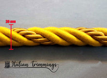 Load image into Gallery viewer, Handrail rope, cordoning rope 30 mm cotton 100% Various Colours
