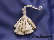 Load image into Gallery viewer, Tassels, key tassels for furniture, 100% cotton. Various colors
