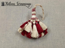 Load image into Gallery viewer, Tassels, key tassels for furniture, 100% cotton. Various colors
