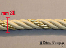 Load image into Gallery viewer, Handrail rope, cordoning rope 30 mm cotton 100% Various Colours
