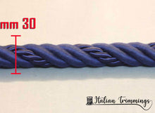 Load image into Gallery viewer, Handrail rope, cordoning rope 30 mm cotton 100% Various Colours
