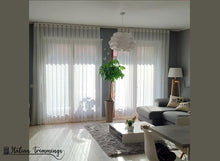 Load image into Gallery viewer, Interior curtain white cream H 330 cm (tailoring on request)
